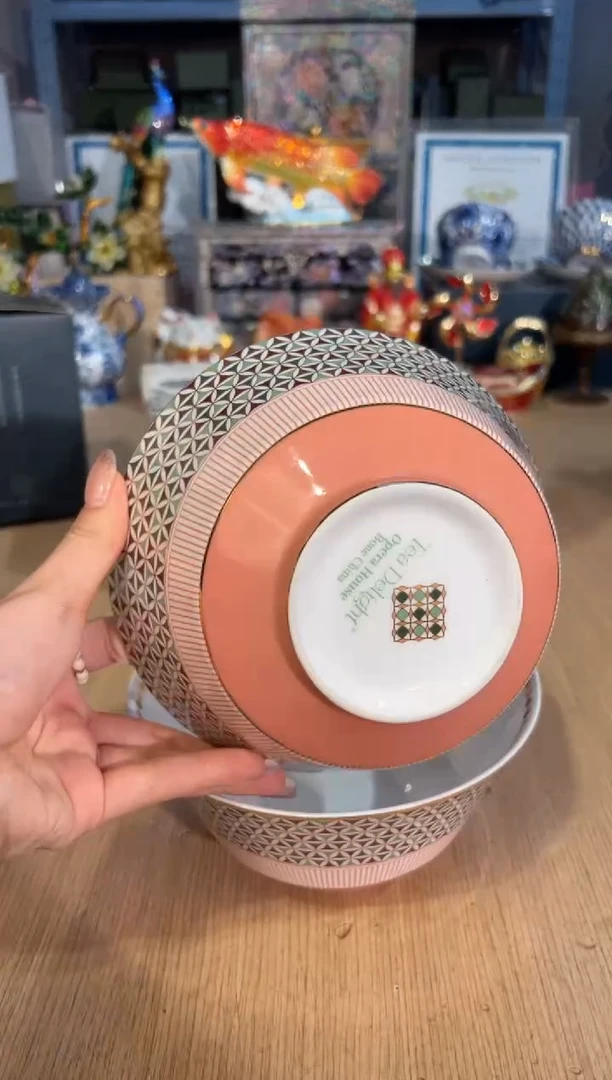 【闪购商品】杯69歌剧院面碗套二（粉）