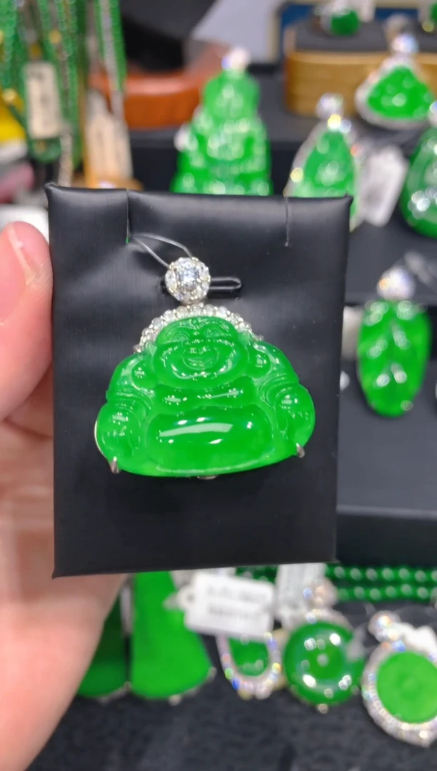 颈饰银S925镶嵌翡翠41一季