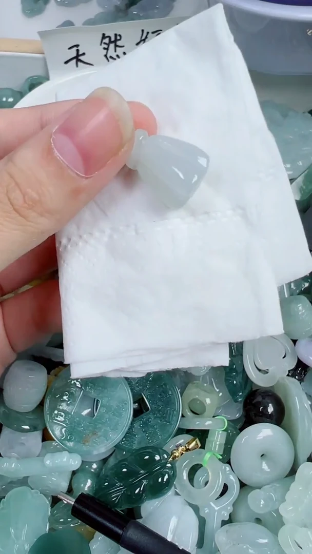 散珠翡翠34号链接，A货翡翠