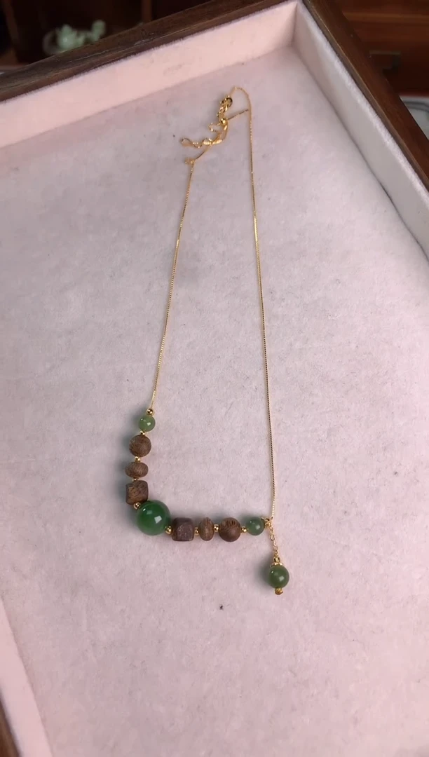 【闪购商品】沉香手串碧玉棋楠棋楠沉香项链