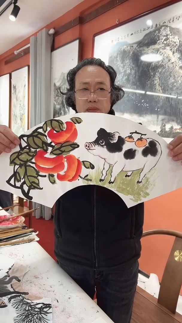 国画李火庆/国画/花鸟