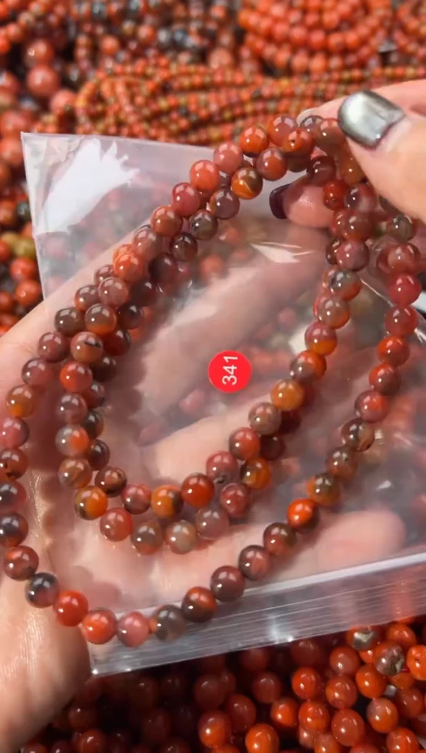 未镶嵌手串南红玛瑙6+