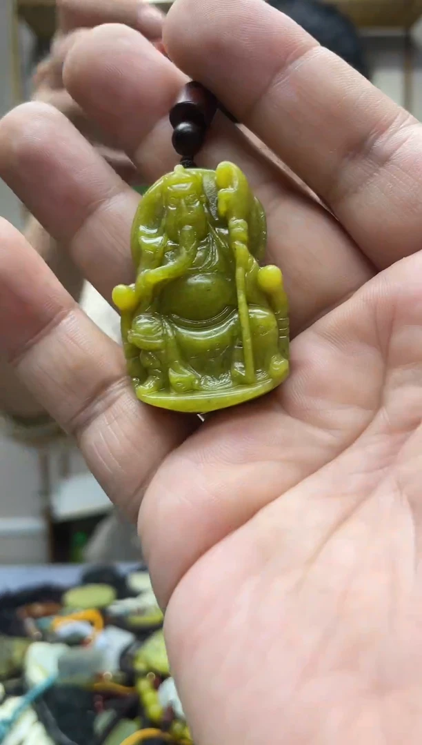 未镶嵌岫玉吊坠·