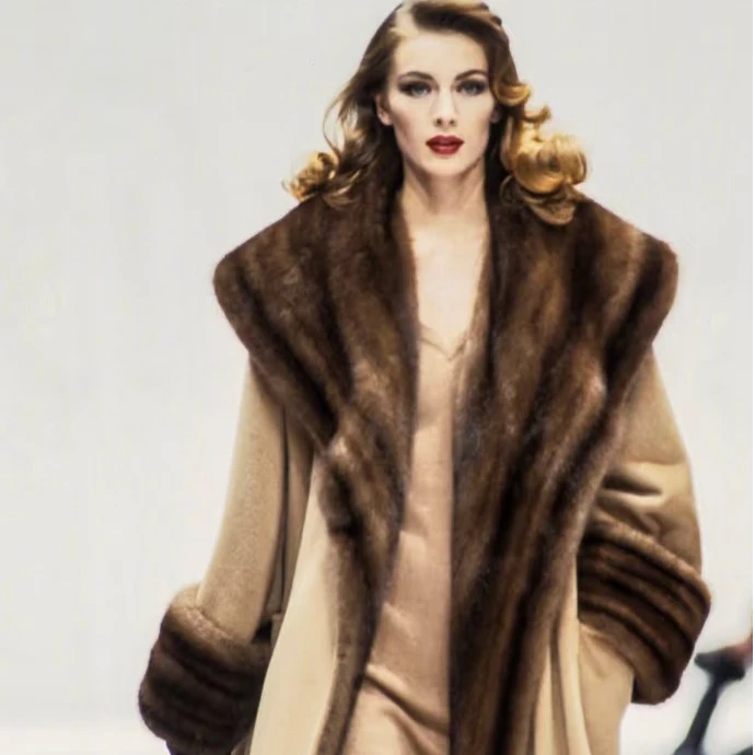 Vintage中古古着高端秋冬孤品小众设计款复古百搭