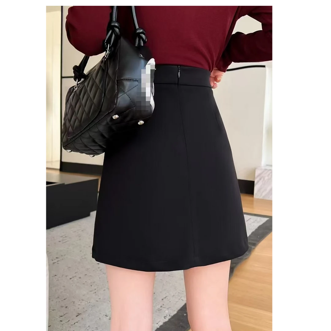 2025新款时尚百搭A字短裙