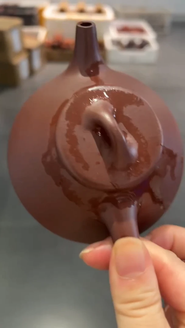 紫砂公道杯子冶石瓢 半手精工