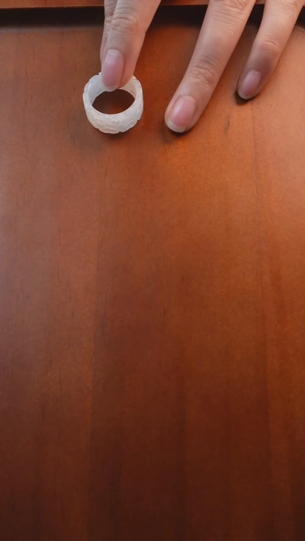 未镶嵌戒指和田玉中**旭1-19.3