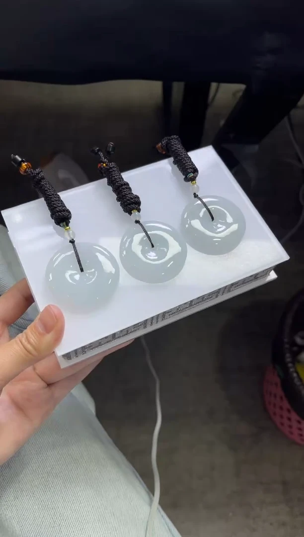 颈饰未镶嵌翡翠B179/多样性发一件/配绳子