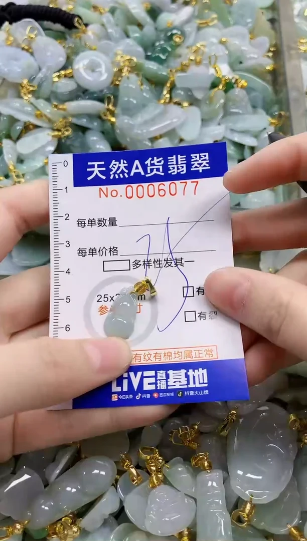 颈饰未镶嵌翡翠天然A货翡翠