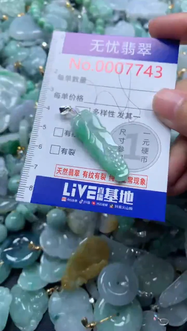 颈饰未镶嵌翡翠7743