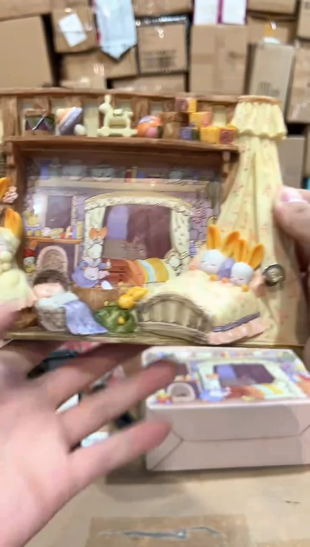 瓷片原盒时尚兔音乐相框