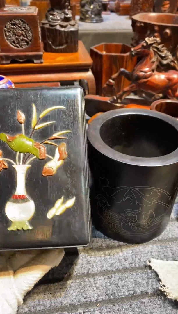 【闪购商品】香榧木木雕文房木器文房雅玩