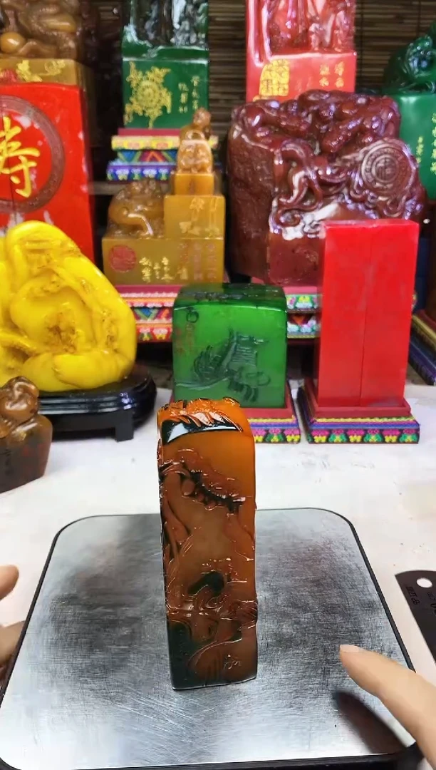 寿山石印石纯天然篆刻石料