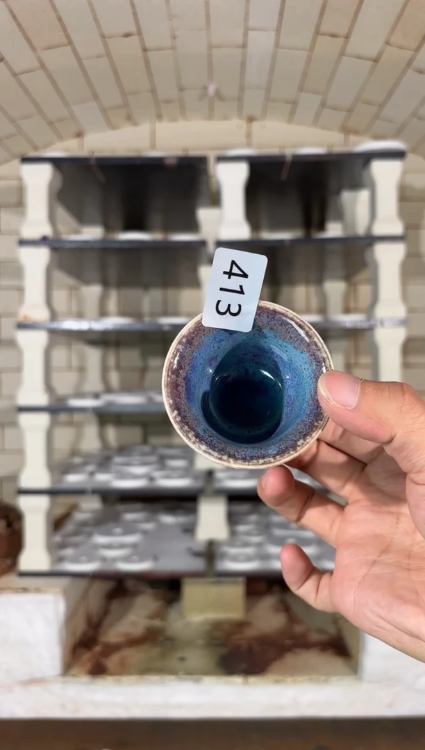 摆件精品窑变钧瓷茶器