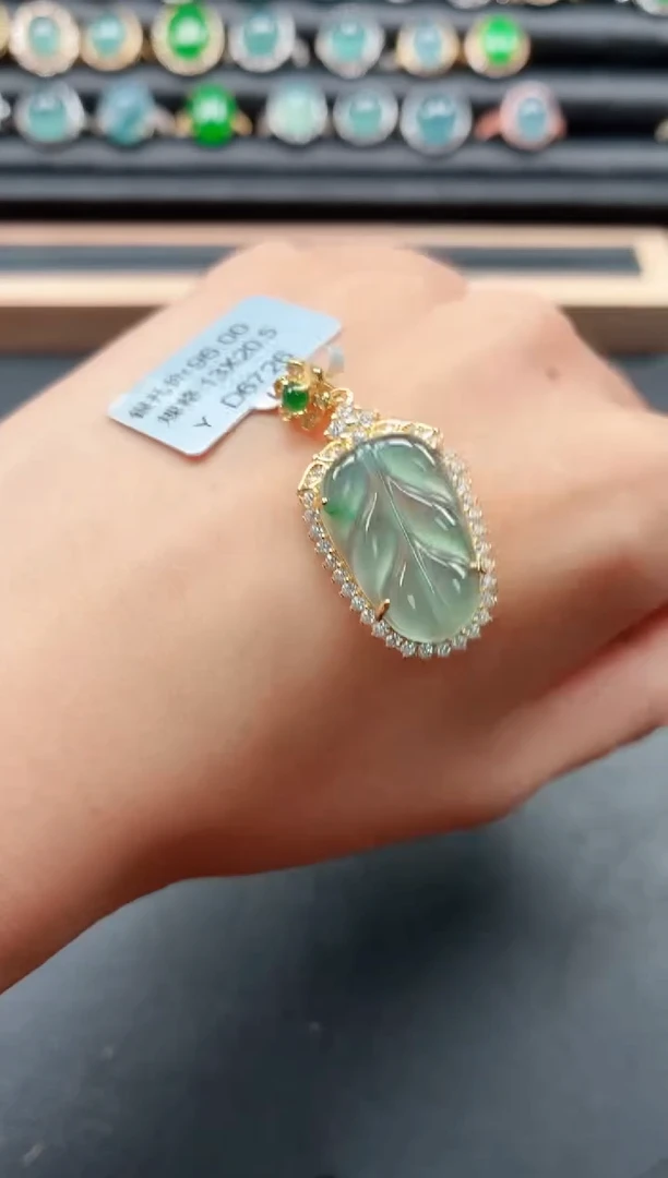 翡翠戒指银S925镶嵌111111