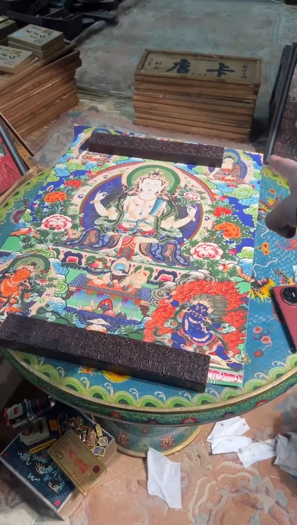 卷轴画卷轴画奥奥的唐卡