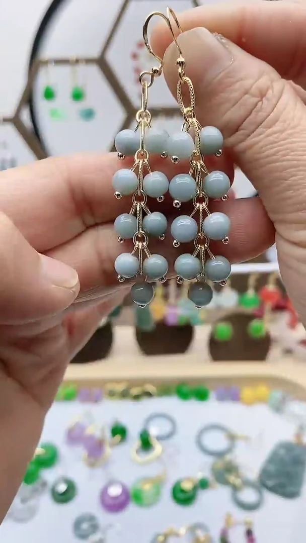 未镶嵌翡翠耳饰233翡翠