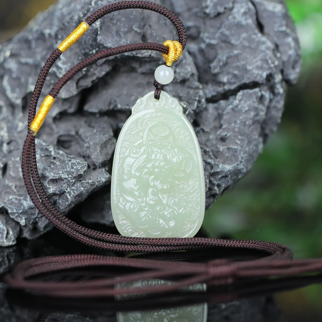 【星光村小飞4398】和田玉貔貅吊坠