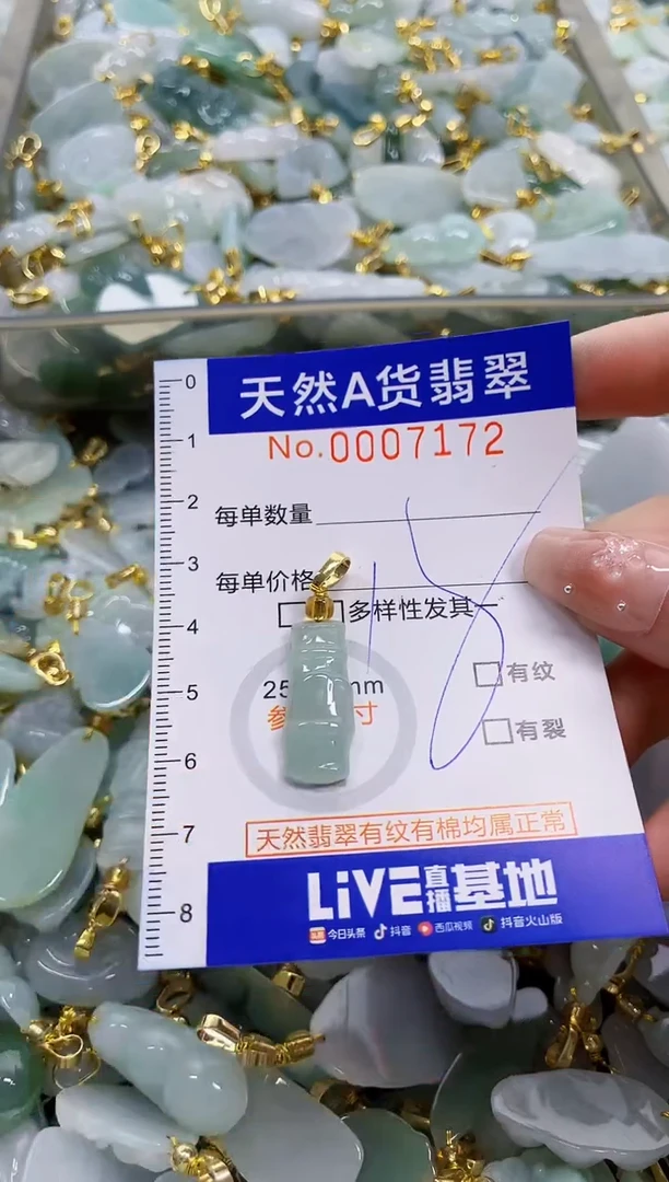 颈饰未镶嵌翡翠天然A货翡翠