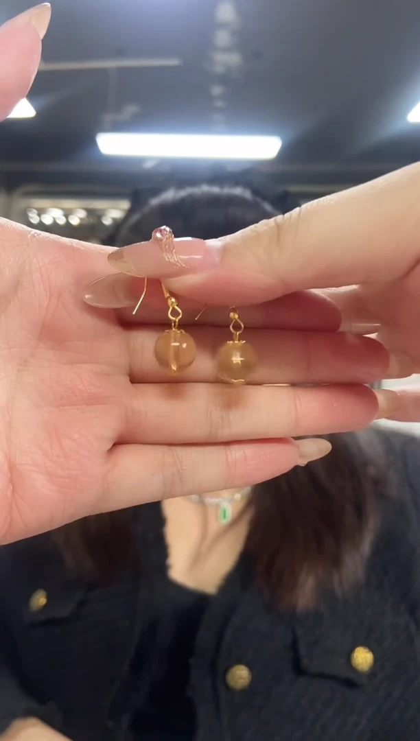 【闪购商品】水晶耳饰未镶嵌多样性发其一颜色微差