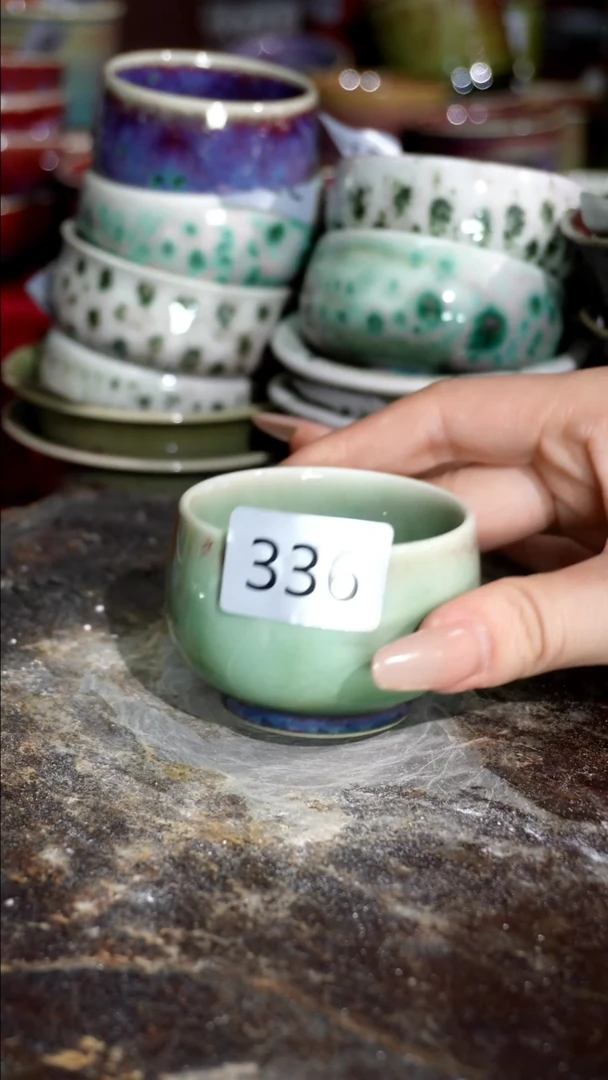 摆件精品窑变钧瓷茶器