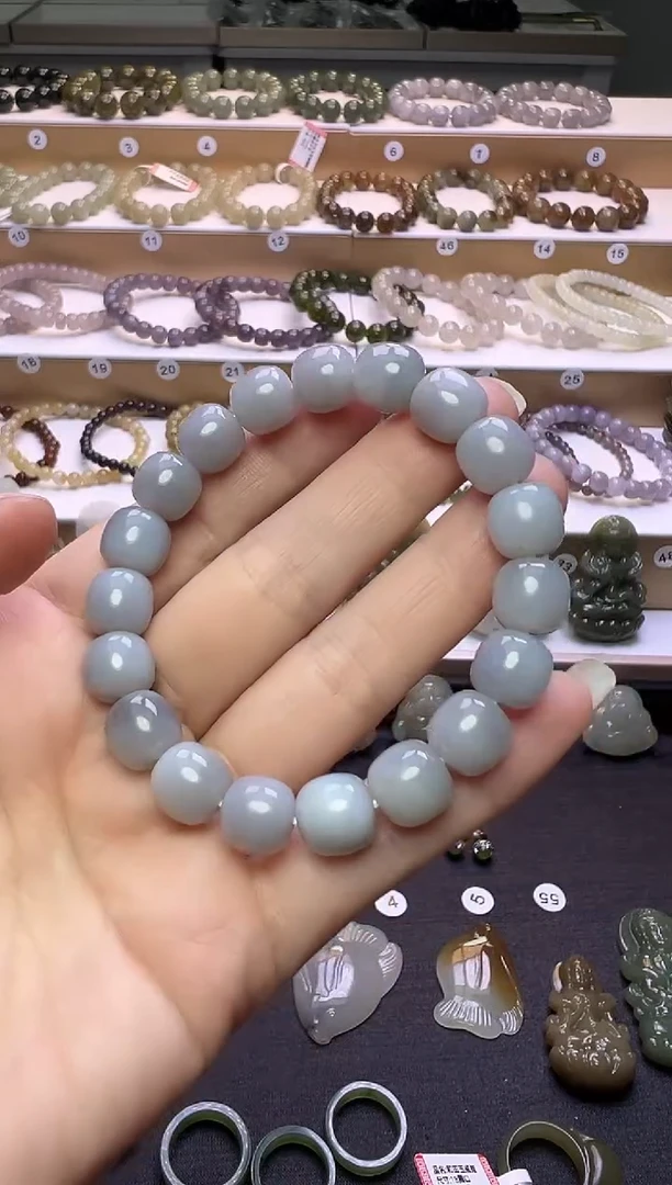 颈饰未镶嵌和田玉271号链接卡11mm