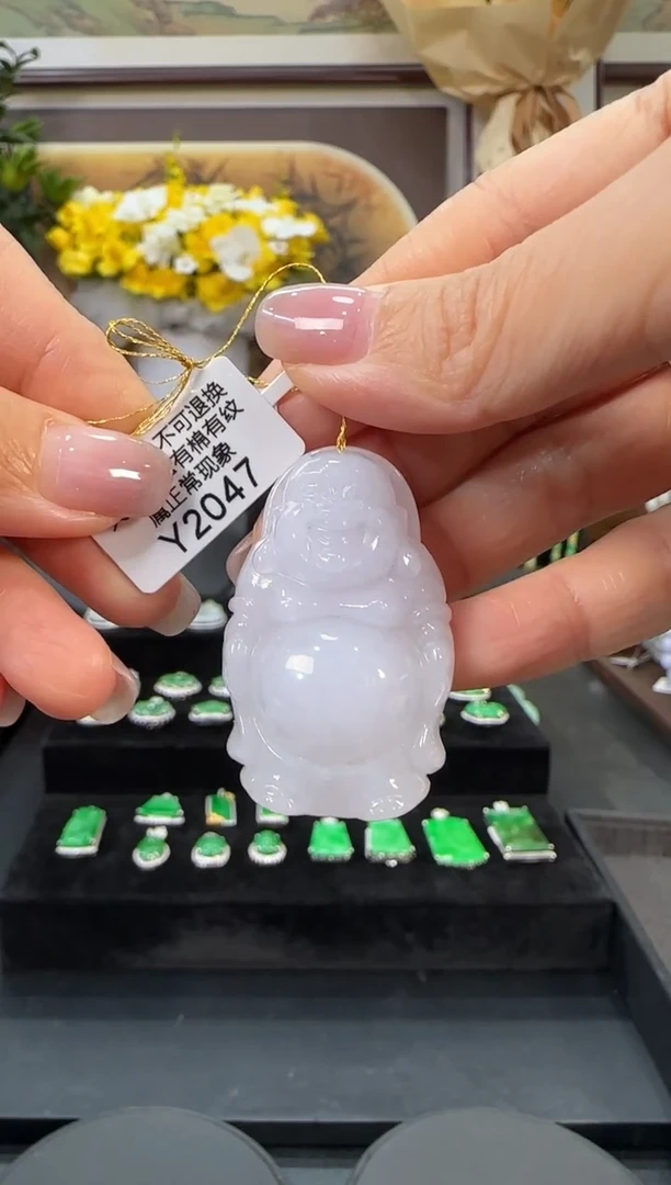 颈饰未镶嵌翡翠Y2047佛公 福利价不退换