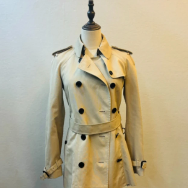 99新 BURBERRY/博柏利 海囤J/巴宝莉风衣/uk8码/xs79265女装外套