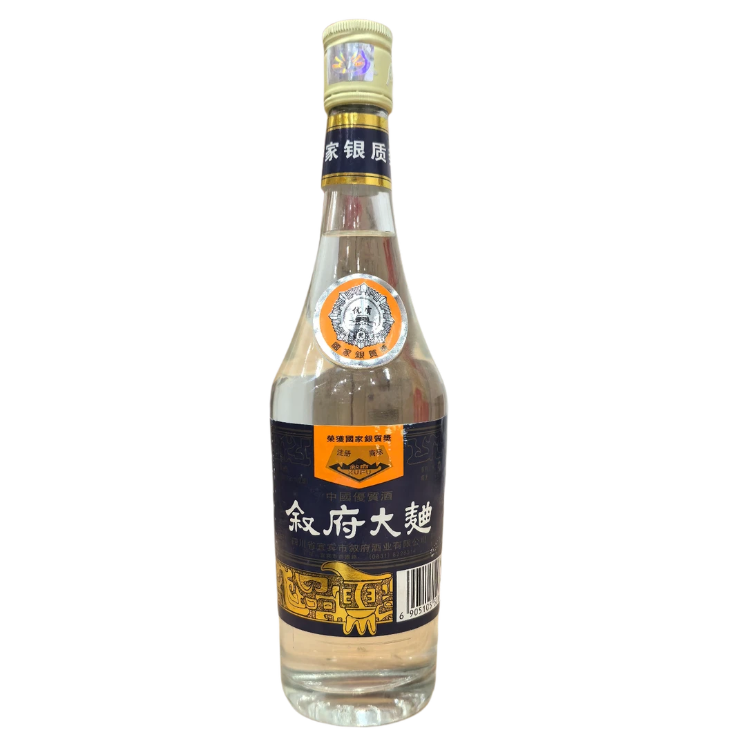 叙府大曲2001年52度500毫升浓香型白酒52度