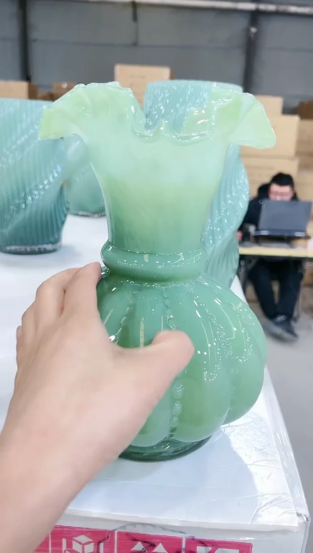 【闪购商品】琉璃绿色南瓜芬顿大号