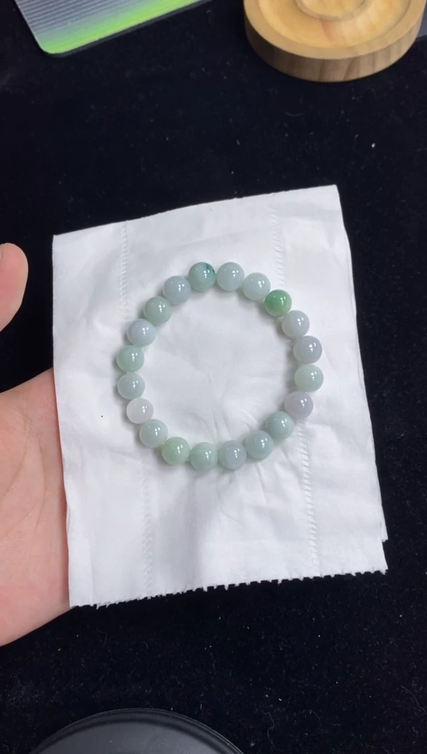 未镶嵌手串翡翠15号链接天然缅甸翡翠A货一物一证