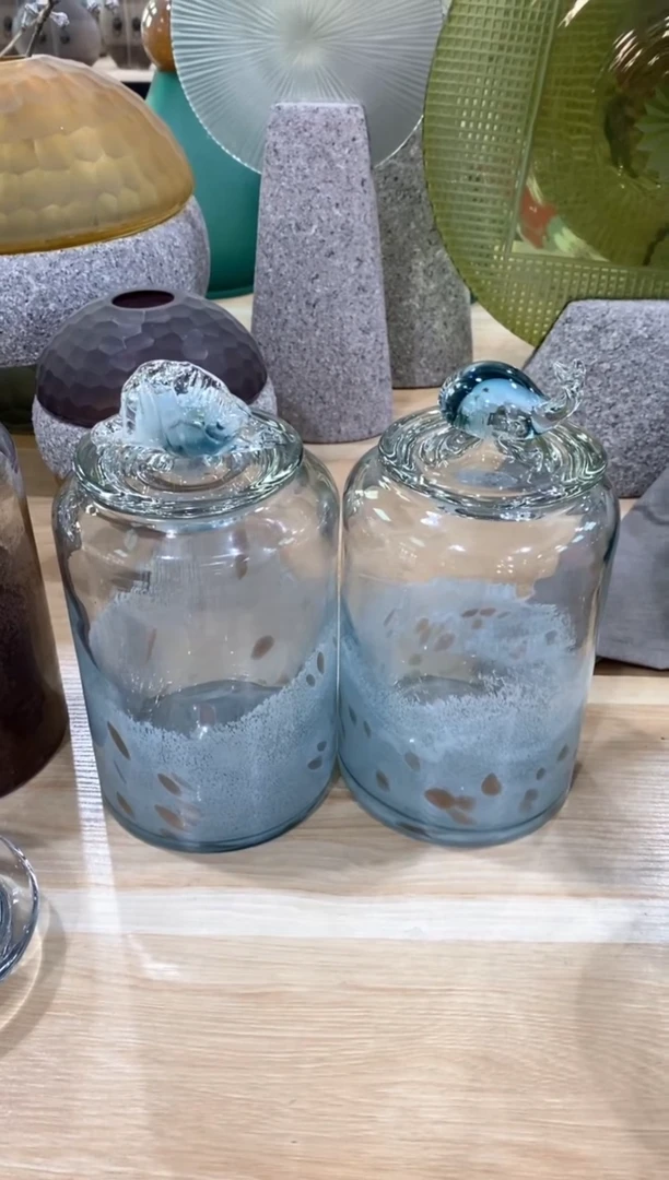 【闪购商品】琉璃慕忆家花瓶大号一套