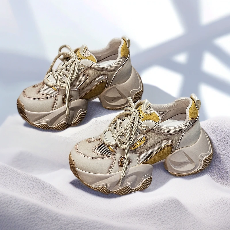 2025春季时尚运动休闲鞋夏季透气复古百搭休闲鞋老爹鞋秋季