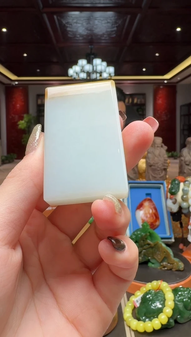 未镶嵌和田玉挂件qmtb