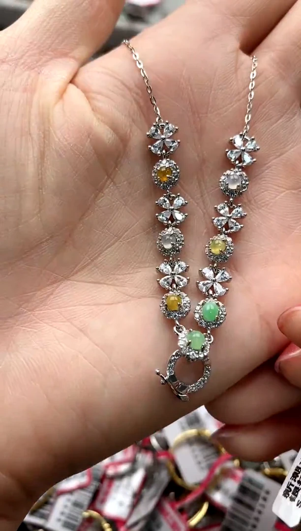 【闪购商品】翡翠戒指银S925镶嵌333333    8