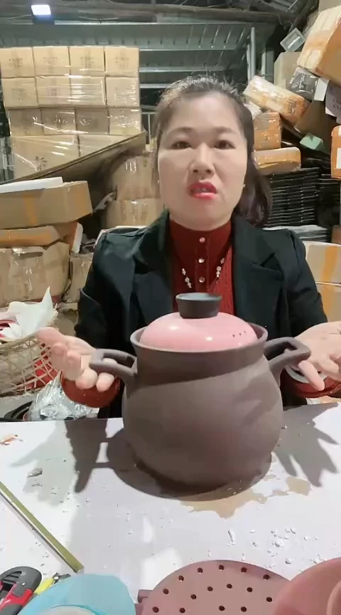 陶瑕疵4.0紫砂大肚锅