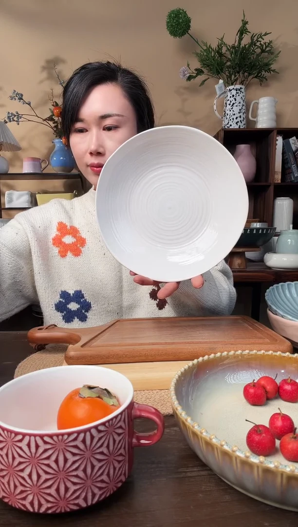 8.5英寸异形螺纹碗微瑕