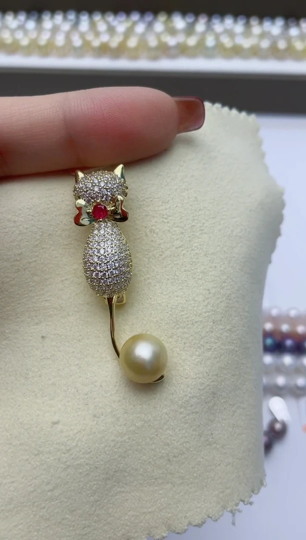 【闪购商品】海水珍珠胸饰未镶嵌W9