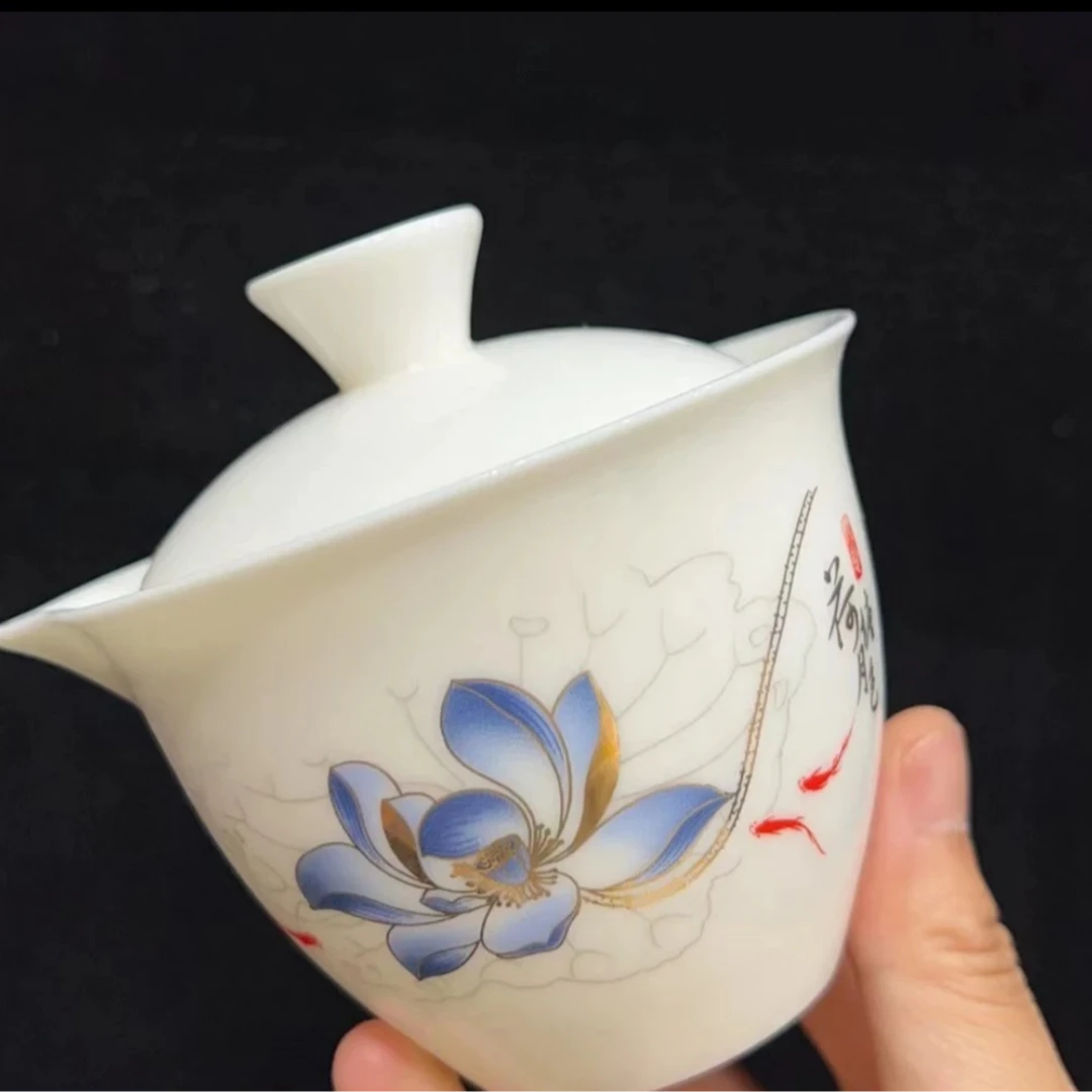 【闪购链接】瓷制品S1111荷塘月色旅行套