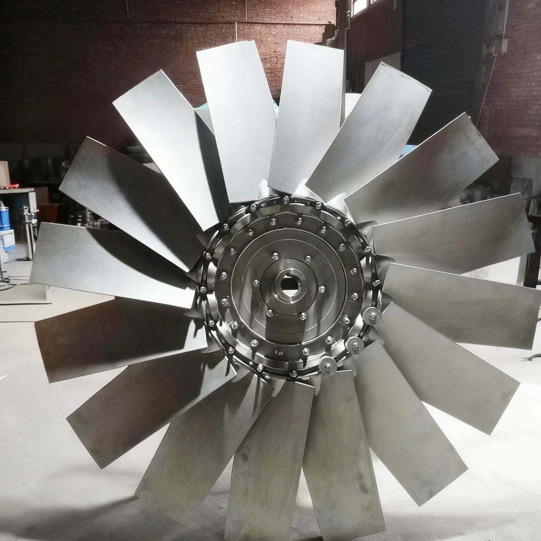 轴流风机大叶轮 不锈钢扇叶 可调角度 扇叶数量可调高温防爆 排风