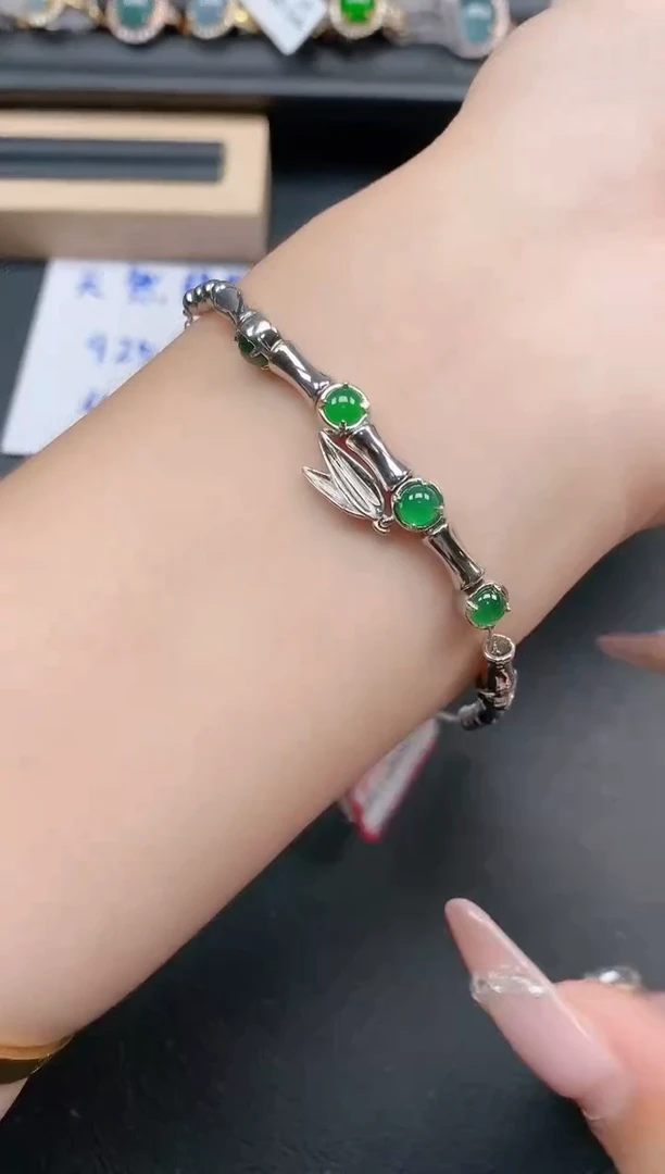 银S925镶嵌戒指翡翠11111