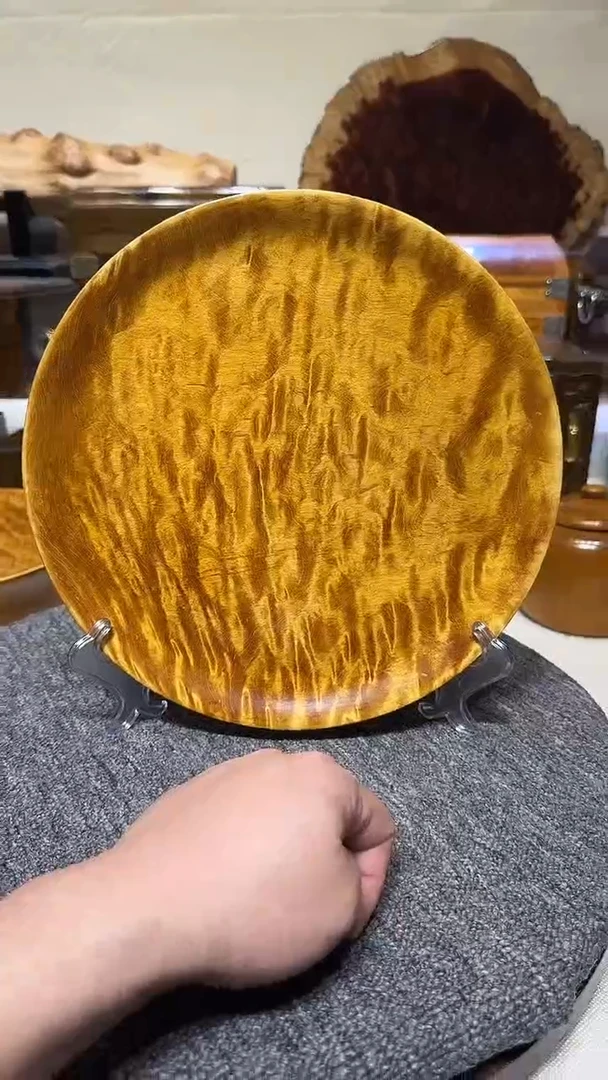 金丝楠木枯木老料 满水波圆盘26.6/2.7