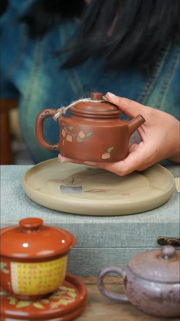 杯黄倩建水紫陶完品95