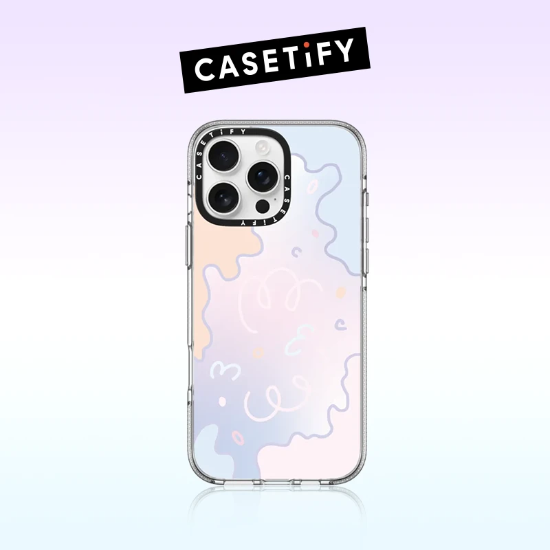 CASETiFY 柔和五彩补丁 手机壳 适用于iPhone16/15 Pro新