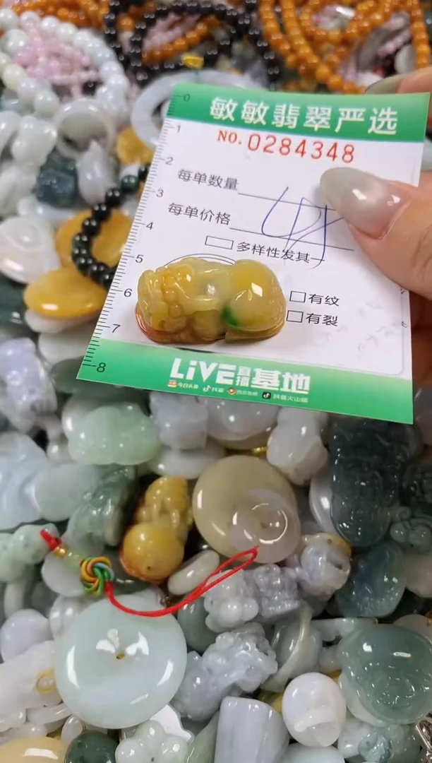 翡翠未镶嵌颈饰闪购0284348
