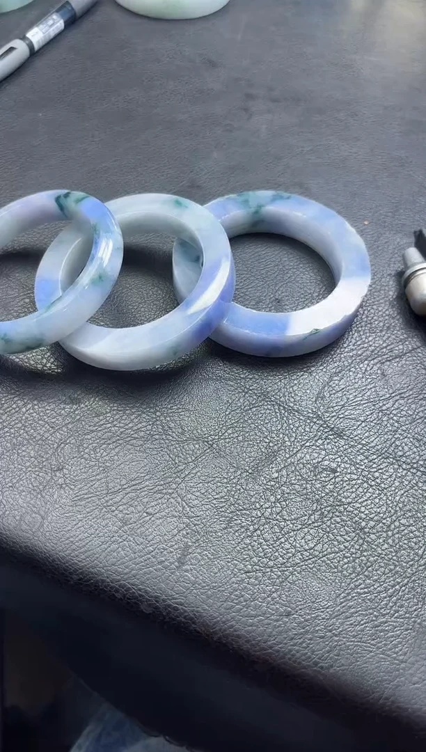 未镶嵌手镯定制翡翠娟*手镯