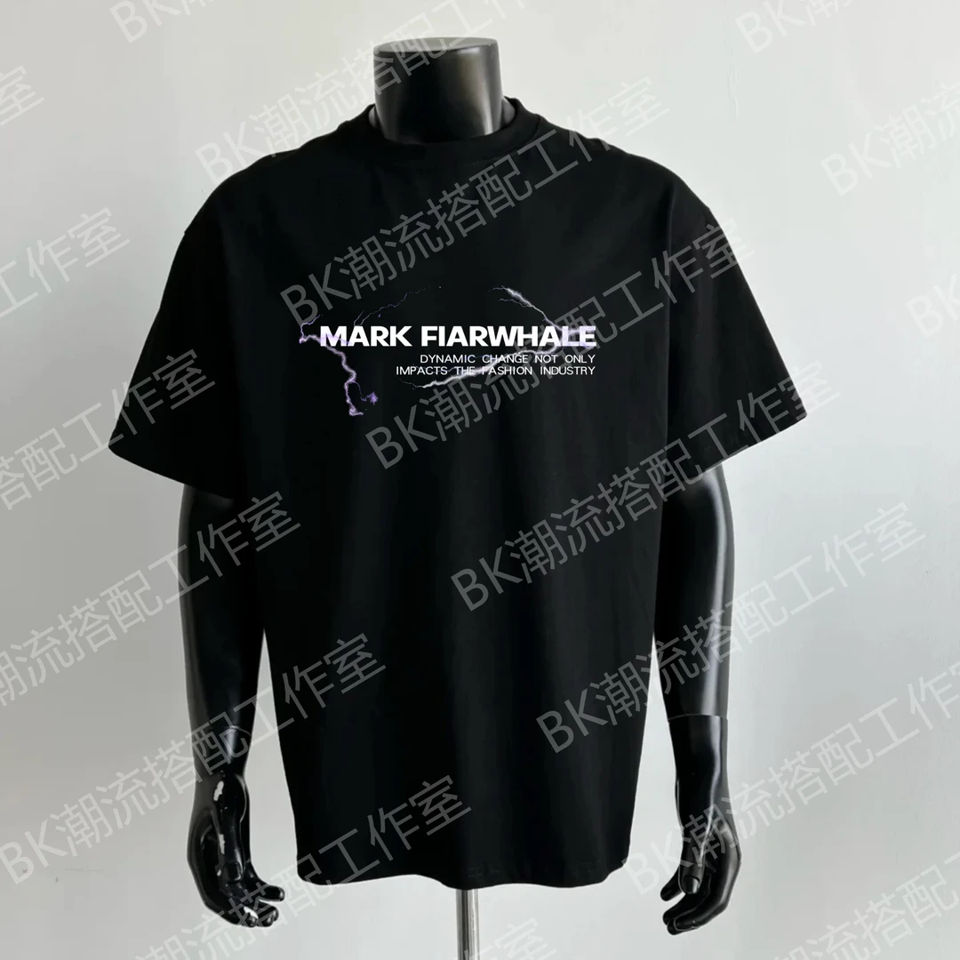 230g男士纯棉美式重磅T恤印花短袖夏季T恤个性时尚圆领半袖大码