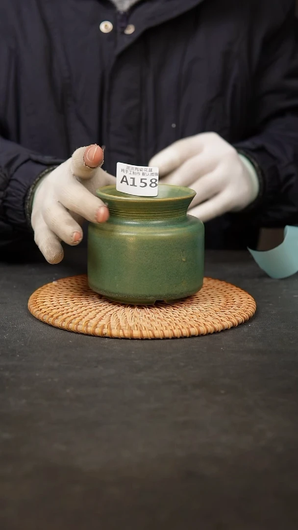 【闪购商品】瓷片158泥泥手工花盆