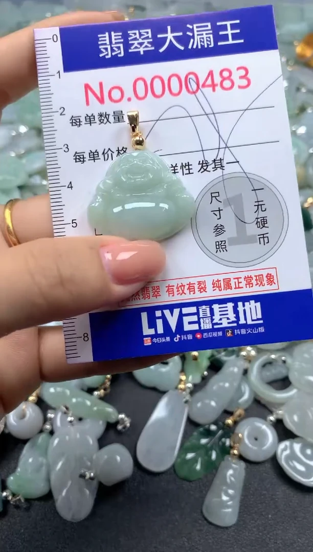 颈饰未镶嵌翡翠483