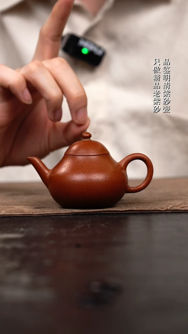 茶壶紫砂原矿紫砂壶66CC